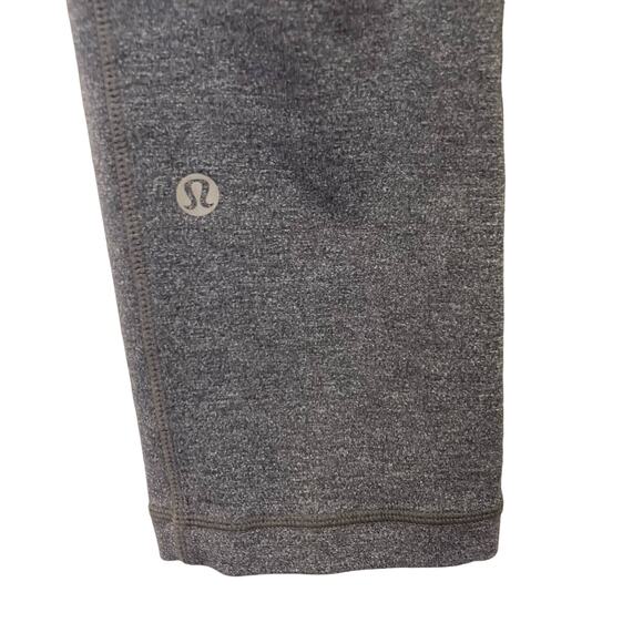 Lululemon Speed Up Cropped Gray Leggings Size 6 - Picture 5 of 9